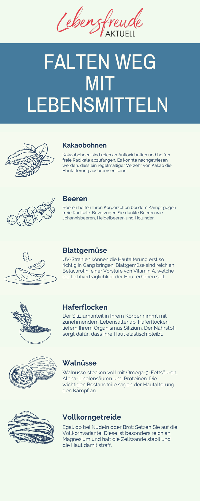 Falten weg Hausmittel